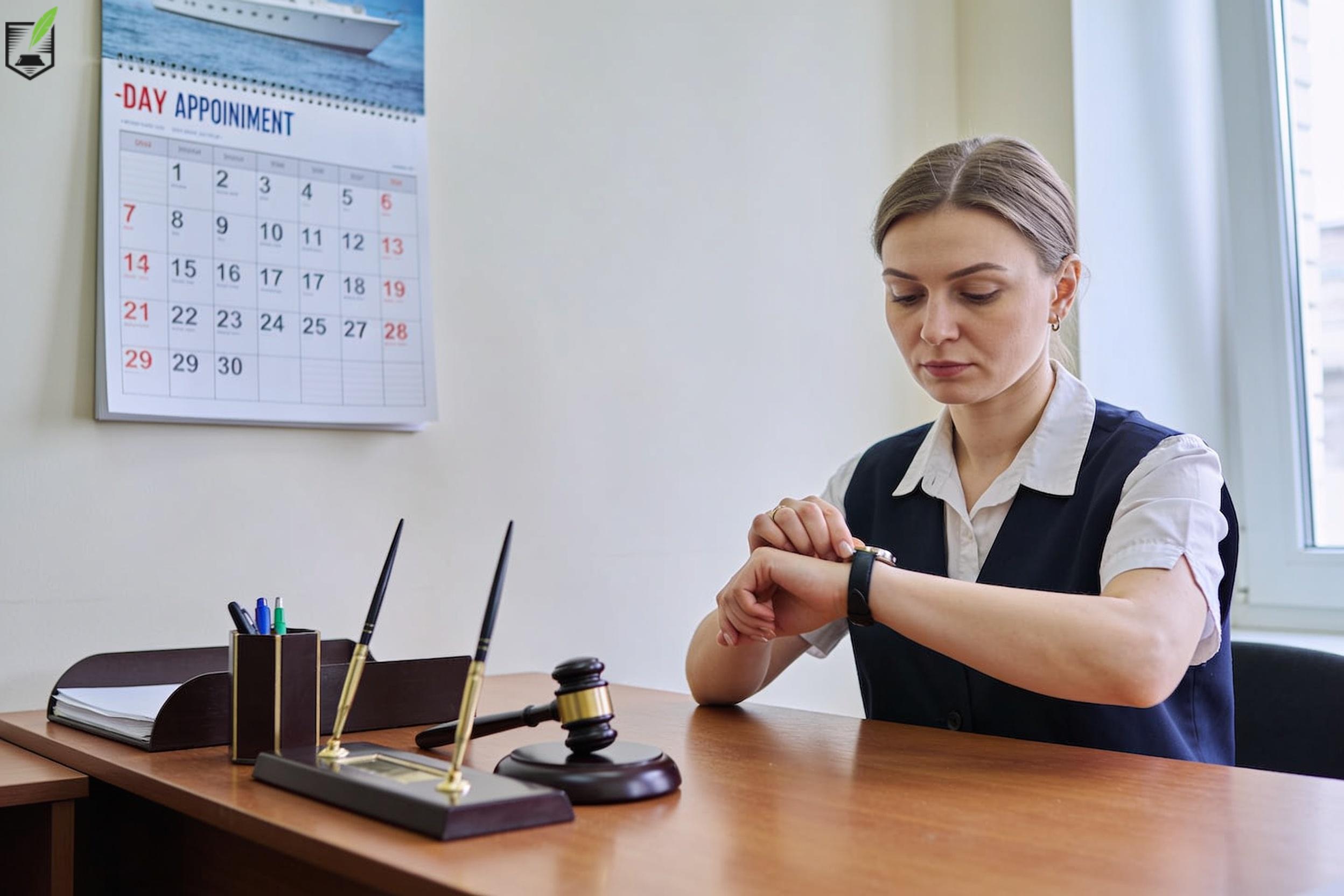 Клієнт і нотаріус домовляються про швидкий час візиту для завірення підпису того ж дня